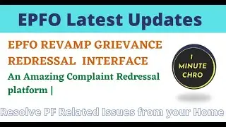 An Amazing platform EPFO Grievance Redressal | Resolve PF Related issues from your home | OMH#6