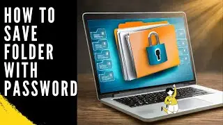 how to save folder with password in a laptop || how to lock folder