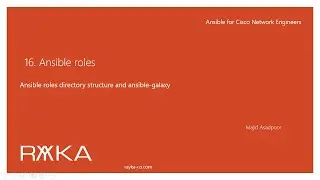 16. Ansible roles