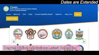 Ap degree online admission 2020 Latest Schedule | Dates were Extended | 2020-21