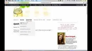 How to Change or Add Content to a Page in Your Navigation Bar or Menu in Wordpress
