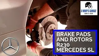 SL55 AMG (R230) Brake pad change and rear rotor swap