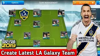 How To Create LA Galaxy Team In Dream League Soccer 2019