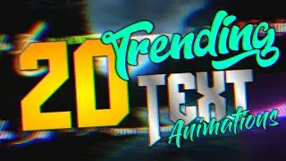 Top 20 Trending Text Animation Presets for Alight Motion | Animated Text Preset Pack | XML File ⚡💡