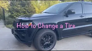 EASY How to Change a Tire - Jeep Grand Cherokee