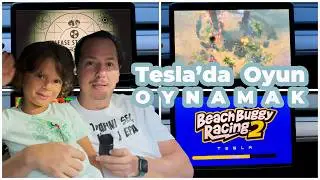 Tesla'daki oyunları Demir Abi ile denedik! #teslagaming