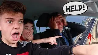 My First Time EVER Driving on the road… (Almost Died) ft My Dad and Brother Drive with me #AD