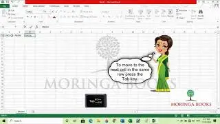 How to Enter Data into a Worksheet in MS Excel 2013 in Windows 10