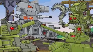 The Third Line of Defence: VK-44 vs Soviet monsters - Cartoons about tanks