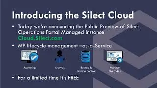 Silect Operations Portal MI Public Preview