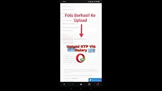 Upload KTP Via Galery buat Prakerja