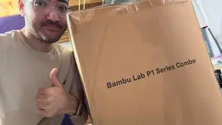 Bambu Lab P1S Combo Unboxing and Setup