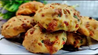 Булочки ВМЕСТО хлеба. Булочки с сыром и луком. Рецепт булочек. 