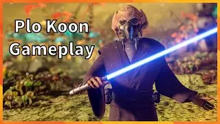 Plo Koon Gameplay Star Wars Battlefront 2