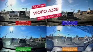 Daytime Video Samples - VIOFO A329 / VIOFO A229 Pro / Thinkware U3000 / BlackVue DR970X Plus