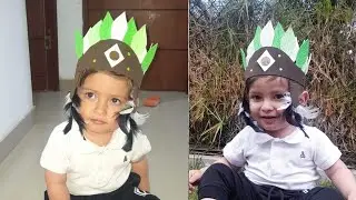 como hacer corona de indio para niños / disfraz reciclado