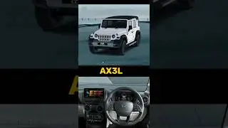 🔥 Mahindra Thar Roxx All Variants Interior and Exterior👏 #tharroxx #shorts