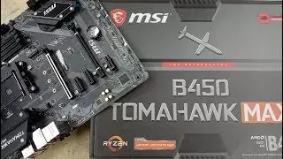 MSI B450 Tomahawk Max Military style Unboxing For Suported Ryzen | Tech Land