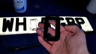 How To Fix Fallen 4D Number Plate Letters