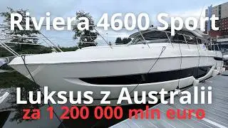 Riviera 4600 Sport Platinium Edition : luksusowy jacht motorowy z Australii za 1,2 mln euro!