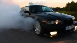 BMW e36 burnout