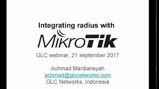 Integrating Radius with Mikrotik (English)