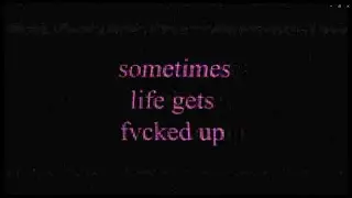 U Said - Lil Peep│edit