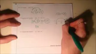 November 2012 P1 1MAO Q11 Algebra skills (expand and simplify)