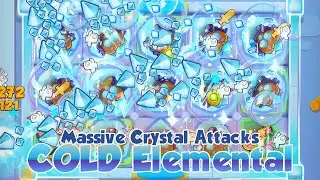 COLD Elemental Everywhere & Use Crystals to Destroy Floor 13 | Rush Royale