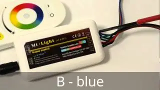 1M alu profile RGB under cabinet led light kit Mi Light Controller moderix