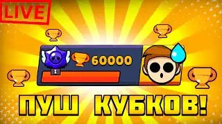 Пуш 60000 кубков в бравл старс 🔥