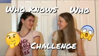 Who knows who challenge?!