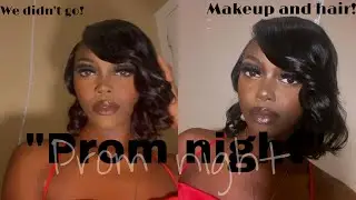 “GRWM” Prom edition!……we ended up not going🤦🏾‍♀️ but we did get cute🤭