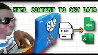 Extract spreadsheet data from webpage using JS