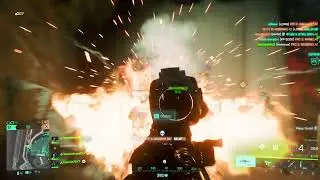 #Battlefield2042 - Camping Hallway with the Mounted Vulcan Stationary Minigun