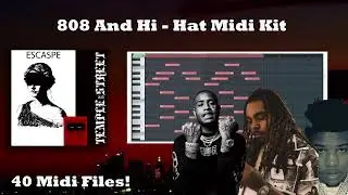 FREE Trap Drum MIDI Kit “ESCAPE” | 808 Mafia x Future Type MIDI