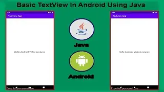TextView App in android Using java