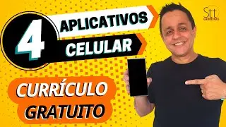 ✅ 4 APLICATIVOS para fazer CURRÍCULO PELO CELULAR!