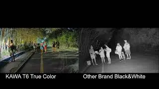 KAWA T6 security camera True Color Night Vision at late night-what did they talk about?