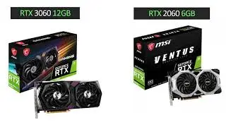 RTX 3060 vs RTX 2060 - i5 10600k - Gaming Comparison