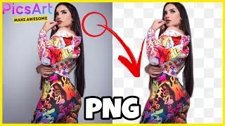 CÓMO CONVERTIR UNA IMAGEN A PNG ! CÓMO BORRAR FONDO DE FOTOS PICSART TUTORÍAL