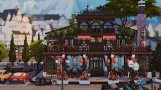 Windenburg Restaurant 👩‍🍳 - The Narwhal Arms | The Sims 4 - Stop Motion (No CC)