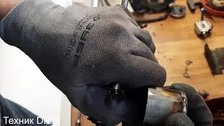Repair of Husgvarna 128R brushcutter. Ring stuck.