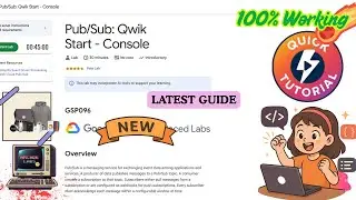 Pub/Sub: Qwik Start - Console | Quick Guide | 