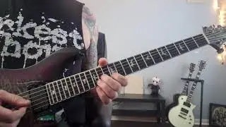 The Amity Affliction - Soak me in bleach (GUITAR COVER) 