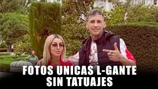 Foto de L Gante sin tatuajes en la cara filtrada por su novia Tamara Báez