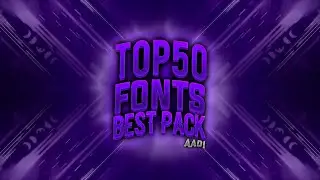 Top 50 Best English Fonts for Youtuber & Designer 2021