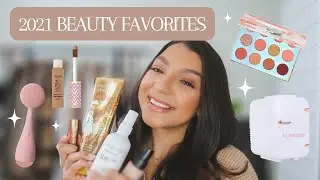MY 21 FAVORITE BEAUTY PRODUCTS OF 2021 | Makeup, Skincare + Hair Products