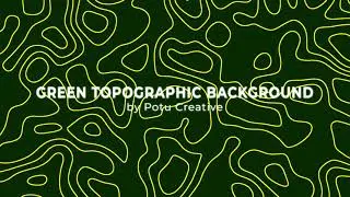 Green Topographic Background HD | Topographic Textures | Topographic Effect By Potu Creative