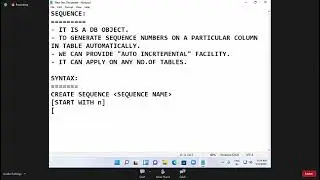 SEQUENCE in Oracle SQL Day -47